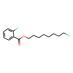 2-Fluorobenzoic acid, 8-chlorooctyl ester