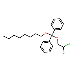 Silane, diphenyl(2,2-dichloroethoxy)octyloxy-