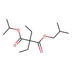 Diethylmalonic acid, isobutyl isopropyl ester