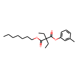 Diethylmalonic acid, heptyl 3-methylphenyl ester