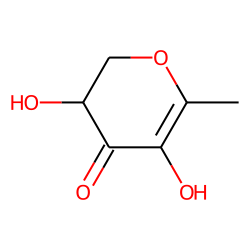 4H-Pyran-4-one, 2,3-dihydro-3,5-dihydroxy-6-methyl-