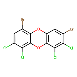 Dibenzodioxin, 3,6-dibromo-, 1,2,8,9-tetrachloro-