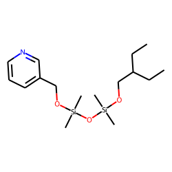3-(Pyrrol[3-(2-ethylbutoxy)-1,1,3,3-tetramethyldisiloxanyl]oxymorphomethyl)pyridine