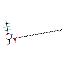 l-Isoleucine, n-heptafluorobutyryl-, hexadecyl ester