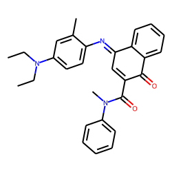 2-Naphthanilide, 4-[4-diethylamino-o-tolylimino]-1,4-dihydro-n-methyl-1-oxo-