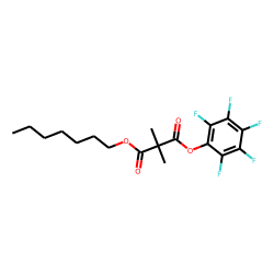 Dimethylmalonic acid, heptyl pentafluorophenyl ester