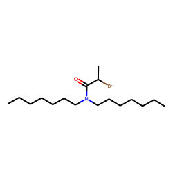 Propanamide, N,N-diheptyl-2-bromo-