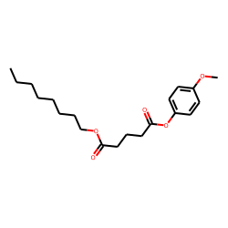 Glutaric acid, 4-methoxyphenyl octyl ester