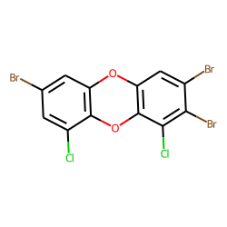 2,3,7-tribromo-1,9-dichloro-dibenzo-p-dioxin