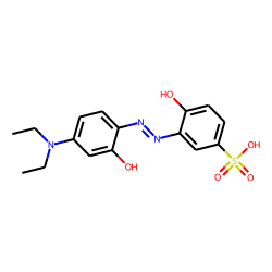 3-(4-Diethylamino-2-hydroxyphenylazo)-4-hydroxybenzenesulfonic acid