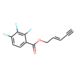 2,3,4-Trifluorobenzoic acid, pent-2-en-4-ynyl ester