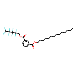 Isophthalic acid, 2,2,3,3,4,4,5,5-octafluoropentyl tetradecyl ester