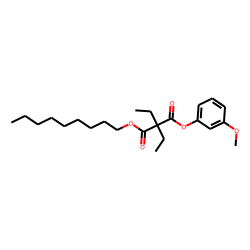 Diethylmalonic acid, 3-methoxyphenyl nonyl ester
