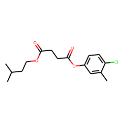 Succinic acid, 4-chloro-3-methylphenyl 3-methylbutyl ester
