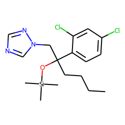 2-(2,4-Dichlorophenyl)-1-(1,2,4-triazol-1-yl)hexan-2-ol, trimethylsilyl ether