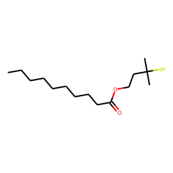 3-Methyl-3-sulfanylbutyl Decanoate