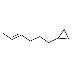 trans-4-hexenyl-cyclopropane