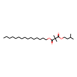 Dimethylmalonic acid, 3-methylbutyl pentadecyl ester