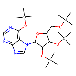 Hypoxanthine riboside, TMS