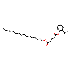 Glutaric acid, hexadecyl 2-isopropylphenyl ester