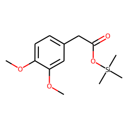 Benzeneacetic acid, 3,4-dimethoxy-, trimethylsilyl ester