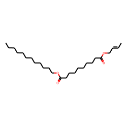 Sebacic acid, but-2-enyl dodecyl ester