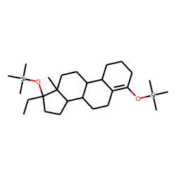 Estran-4-on-17B-ol, 17A-ethyl, TMS
