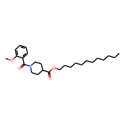 Isonipecotic acid, N-(2-methoxybenzoyl)-, dodecyl ester