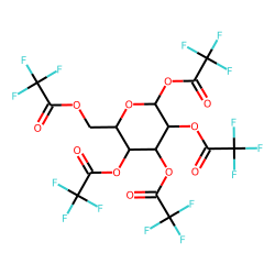 D-(+)-Galactopyranose, pentakis(trifluoroacetate) (isomer 2)