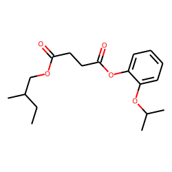 Succinic acid, 2-isopropoxyphenyl 2-methylbutyl ester