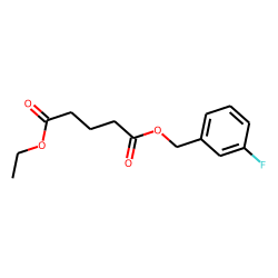 Glutaric acid, ethyl 3-fluorobenzyl ester