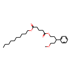 Glutaric acid, decyl 5-methoxy-3-phenylpentyl ester