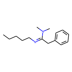 N,N-Dimethyl-2-phenyl-N'-pentyl-acetamidine