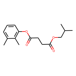 Succinic acid, 2,3-dimethylphenyl isobutyl ester