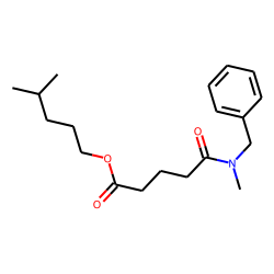 Glutaric acid, monoamide, N-methyl-N-benzyl-, isohexyl ester