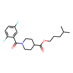 Isonipecotic acid, N-(2,5-difluorobenzoyl)-, isohexyl ester