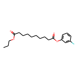 Sebacic acid, 3-fluorophenyl propyl ester
