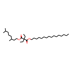 Diethylmalonic acid, 3,7-dimethyloctyl hexadecyl ester