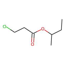3-Chloropropanoic acid, 2-butyl ester