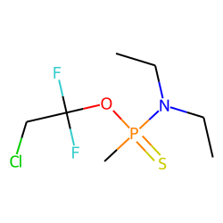 O-(2-Chloro-1,1-difluoroethyl)-N,N-diethylamidomethanethionophosphonate