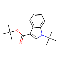 Indole-3-carboxylic acid, TMS