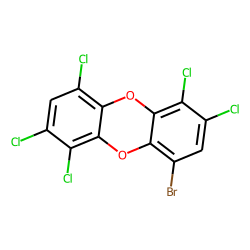Dibenzodioxin, 4-bromo-, 1,2,6,7,9-pentachloro-