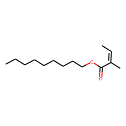 Nonyl (E)-2-methylbut-2-enoate