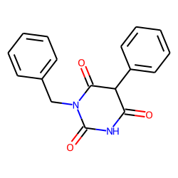 2,4,6(1H,3H,5H)-Pyrimidinetrione, 5-phenyl-1-(phenylmethyl)-