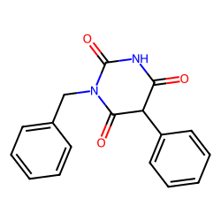 2,4,6(1H,3h,5h)-pyrimidinetrione, 5-phenyl-1-(phenylmethyl)-