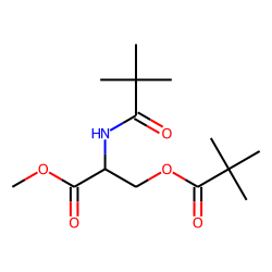 l-Serine, N,O-bis(pivaloyl)-, methyl ester