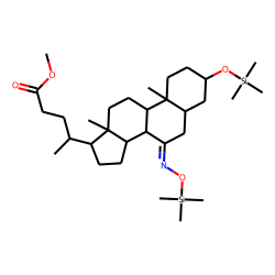 Methyl 5-«beta»-cholan-3-«alpha»-ol-7-one-24-oate, oxime, TMS