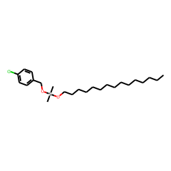 Silane, dimethyl(4-chlorobenzyloxy)pentadecyloxy-