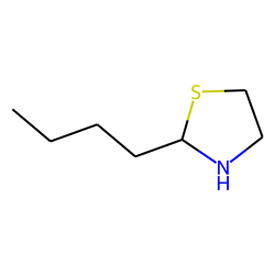 Thiazolidine, 2-butyl-