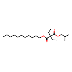 Diethylmalonic acid, isobutyl undecyl ester